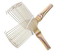 HOUDERCO 2pcs Heavy Duty Wool Combs for Sheep and Cows Practical Livestock Rakes for Pet Grooming Efficient Hair Shedding Tool for Dogs and Farm Animals