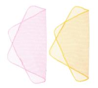 HOUDERCO 2pcs Innovative Dish Washing Net Cloths for Kitchen Use, Non-stick Oil Mesh Scrubbing Dish Cloths, Sturdy and Quick Drying Kitchen Towels for Efficient Cleaning