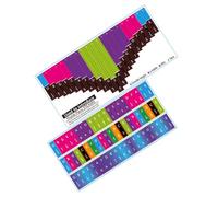 HOUDERCO 2pcs Kalimba Note Stickers for Keys Thumb Piano Musical Scale Decals for Beginners and Enhance Playing Technique and Finger Movement Kalimba Instruments