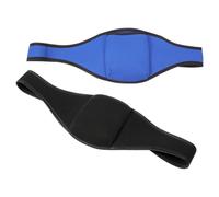 HOUDERCO 2pcs Microphone Holder Microphone Straps Instructor Mic Carrier Neoprene Material Adjustable Fit Improves Session Effectiveness Ensures Accurate Movements for Aerobics Exercise