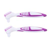 HOUDERCO 2pcs Multi-Functional Turtle Shell Cleaning Brush Double-Sided Dirt Remover for Aquatic Tortoise Portable Mini Brush Suction Cup for Effective Shell Maintenance