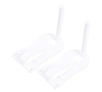 HOUDERCO 2pcs Multifunctional Parrot Vegetable Fruit Clip Holder for Bird Cage Plastic Pet Supplies Safe No Harm to Pet Health for Cuttlefish Bone Other Foods