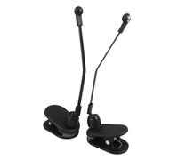 HOUDERCO 2pcs Non-slip Piano Music Binder Page Holder Clips Black Sheet Music Stand Accessories for Keyboard and Composers