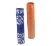 HOUDERCO 2pcs Painting Scroll Storage Box Calligraphy Tube Organizer for Poster Tube and Scroll Box Home Art Display