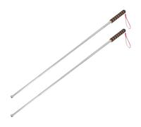 HOUDERCO 2pcs Telescopic House Inspection Hammer with Doublehead Design, Sponge and Metal Material, for Tile Hollow Detection and Construction Tapping on Walls and Wall Corners