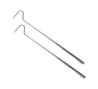 HOUDERCO 2pcs Telescopic Snake Hook Sturdy Reptile Catching Tool Extendable Grabber for Snake Grabbing Portable Reptile Hook Heavy Duty for