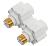 HOUDERCO 2PCS Universal Anti-Electric Shock Device with Integrated Copper Head for Solar and Electric Water Heaters, Anti-Leakage Thermal Water Heating Accessories for Installation and