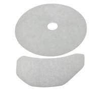 HOUDERCO 2pcs Universal Dryer Filters Set 1 Exhaust Filter 235x34mm 17.3cm and Air Inlet