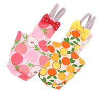 HOUDERCO 2pcs Washable Bird Diapers Parrot Flight Suit Soft Breathable Parakeet Clothes m Size for Cockatiel Budgie Pet Daily Care Accessories