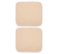 HOUDERCO 2pcs Washable Pet Cage Cloth Liners for Small Pets Comfortable Design Reusable Training Mats Beige Decorative Guinea Pig and Hamster Cage Pads for Training