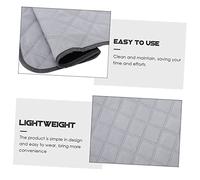 HOUDERCO 2Pcs Washable Reusable Guinea Pig Cage Liner Soft Pee Pads for Hamster Chinchilla Pet Training Mat Comfortable Skin Friendly Cage Accessories Gray