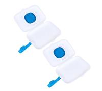 HOUDERCO 2Pcs Wipes Dispenser Travel Case Portable Wet Tissue Holder Blue Leak Storage Box for Outdoor Use and Diaper Bags Convenient Pull Design Prevents Drying and Waste
