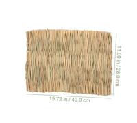 HOUDERCO 3pcs Rabbit Grass Mat Portable Bunny Bedding Mat for Pet House Back to Nature Animal Bedding