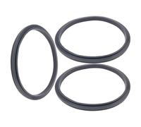 HOUDERCO 3pcs Silicone Replacement Gaskets for Juicer and Flask, Easy Installation, Sturdy Seal Rings Ensuring Even Cut Quality, Compatible with 900w Blender Tumbler Parts