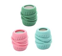 HOUDERCO 3pcs Washing Machine Balls Laundry Balls Tangle Save Space Soft Material