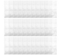 HOUDERCO 40pcs A4 Stamp Album Loose-leaf Pages with High Transparency, Single-sided Design, Universal Fit for Stamp Storage and Photo Albums, Suitable for Home Shelf or Office Use