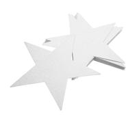 HOUDERCO 48pcs Glitter Star Paper Cutouts for Classroom Decoration Double Sided DIY Craft Shapes for Bulletin Boards Handwriting Doodling and