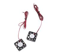 HOUDERCO 4pcs 12v Brushless Cooling Fan for 3d Printer Hot Ends and Extruder, Plastic Small Fan with 2pin Connector, Easy to Install and Use for DIY 3d Printer