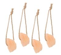 HOUDERCO 4pcs Animal Salt Block for Cows Deer and Livestock Essential Mineral Source and Deer Hunting Natural Mineral Salt Blocks Each