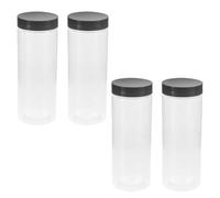 HOUDERCO 4pcs Golf Ball Case Holder Tubes with Smooth Access and Waterproof Pvc Material for Practice and Course Use, Cylindrical Upright Design for Display and Storage