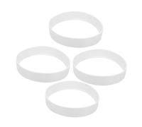 HOUDERCO 4pcs Golf Putting Cup Ring Thickened Stable Plastic Hole Cup Rings for Indoor Outdoor Practice Portable Golf Training Equipment