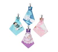 HOUDERCO 4pcs Lens Cleaning Cloth Glasses Phone Screen Wipes Gentle Non-Scratch Compact Keychain for Electronics