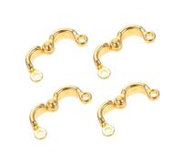 HOUDERCO 4pcs Parrot Foot Ring Bird Foot Chain Lightweight Stainless Steel Anklet for Flying Training