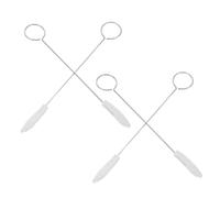 HOUDERCO 4pcs Piano Treble Mute Stick Metal Fork Tools with Round Handle Piano Tuning Clamp Repair Tool Professional Tuning Kit for Precise Sound Calibration and Versatile Maintenance