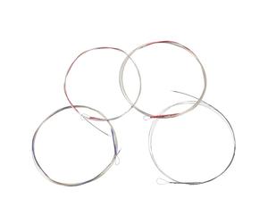 HOUDERCO 4pcs Practical Pipa Strings Full Set Metal Sturdy Replacement Strings for Pipa Instrument Suitable for Players and Classical Learners