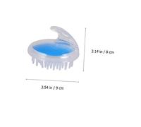 HOUDERCO 4Pcs Scalp Brushes Transparent Head Cleaning Massage Brushes for and Men for Home Salon Use
