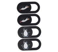 HOUDERCO 4pcs Webcam Cover Sliders for Laptop Notebook Ultra-thin Privacy Security Protection Anti-hacking Camera Slide Protectors for Smartphones Tablets