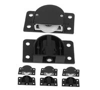 HOUDERCO 4set Sliding Closet Door Roller Wheels, Plastic Material with Smooth Operation and Noise Reduction, Vintage-Inspired Design for Traditional Home Decor and Upgrade Process