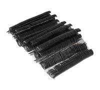 HOUDERCO 5000pcs Black Pp Tag Fasteners with Hook Lock Buckle Lightweight and Convenient for Daily Use for Stores and Supermarkets Clothing Label Security