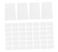 HOUDERCO 50pcs Dual Sided Printable PVC Blank Cards Smooth Edge Plastic Cards for Business Crafting and DIY Projects for Membership