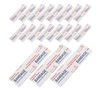 HOUDERCO 50pcs Waterproof Wound Care Strips 45x10mm Gentle on Skin, Easy Application Adhesive Bandages for Emergency Wound Closure and Breathable Protection