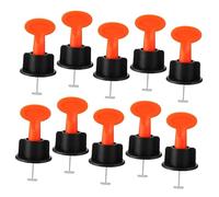 HOUDERCO 51pcs Tile Leveling System Wall Leveler Kit for Even Tile Installation Reusable and Wear Resistant Accessories Reduces Unevenness and Installer Fatigue