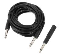 HOUDERCO 5m Musical Instrument Cable Guitar Audio Adapter Electric Guitar Connecting Cord Professional Instrument Accessory for Live Sound and Stage Use