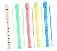 HOUDERCO 5pcs Abs Soprano Recorder Musical Instrument for Boys and Girls Beginner Classroom Music Lesson Toy