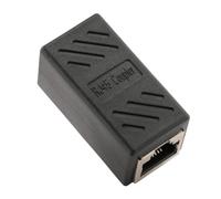 HOUDERCO 5pcs Cat6 Rj45 Inline Coupler Female to Female Ethernet Cable Connector Abs Material with Corrosion Free Connection, Extend the Connection between Two Patch Cables for Network Use
