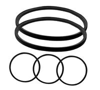 HOUDERCO 5Pcs Washer Rubber Drive Belt Replacement for Various Washing Machines Durable and Elastic Parts for Convenient Laundry