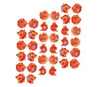 HOUDERCO 64Pcs Dragon Year Scratch Off Cards for Chinese New Year Party Favors Fortunate Scratch Off Card Set DIY Reward Function for Celebrations