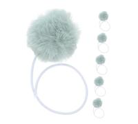 HOUDERCO 6pcs Cat Hanging Toy with Bell Replacement Balls for Cat Scratching Post Tree Tower Engaging Indoor Play for Kittens Green Interactive Toys