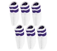 HOUDERCO 6Pcs Finger Tooth Wipes for Dogs Cats Convenient Pet Oral Care Easy to Use Cleaning Tool Promotes Fresh Breath Healthy Teeth Fits All Finger