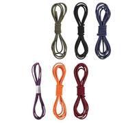 HOUDERCO 6pcs Nylon Elastic Bands for Notebook Portable Adjustable Paper Binding Bands with Diary Elastic Strap for Outdoor Adventures and Office Use, Assorted Colors