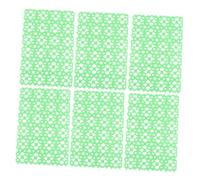 HOUDERCO 6Pcs Protective Pet Pads Non-slip Rabbit Cage Mat Foot Cushion for Small Animals Hamster Guinea Pig Chinchilla Cat Indoor Use Random Color Random Color