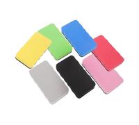 HOUDERCO 7pcs Reusable Eva Whiteboard Erasers Multi Color Felt Dry Wipes for Office Classroom Use Dust White Board Cleaner Lightweight and Washable Teacher Gift