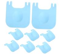 HOUDERCO 8pcs Small Pet Cage Fasteners Cage Clips Easy Installation Stable Connection Wear-resistant Material for Secure Pet Enclosures