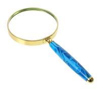 HOUDERCO 8x Optical Glass Handheld Magnifying Glass Lightweight Reading Magnifier Tool with Delicate European Style Design for Exploring the Mysteries of Nature and Interests