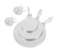 HOUDERCO 9pcs Stainless Steel Shooting Targets Set with 2cm, 3cm, 4cm Plates for Archery Training, Small Metal Hanging Targets for Precision Practice in Outdoor Shooting