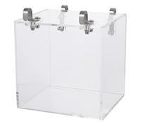 HOUDERCO Acrylic Bird Bathing Box for Parrots Shower Basin Lightweight and Bird Bathing Basin Fun and Practical